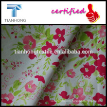 spring feeling young girl design cotton spandex twill weave printed fabric for slim pants